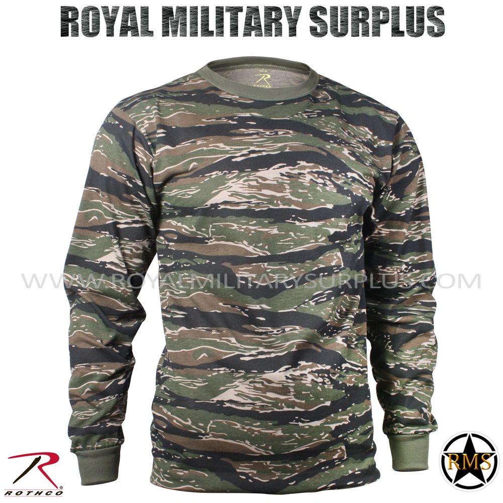 Unique Tropical Jungle Tiger Unique Print Long Sleeve Loose Shirt